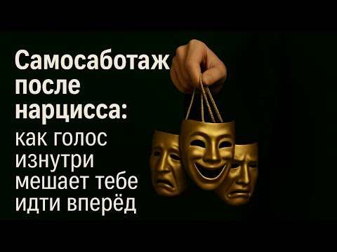 Видео: Самосаботаж после нарцисса: как голос изнутри мешает тебе идти вперёд 