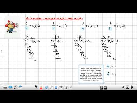 Видео: Перетворення звичайного дробу у десятковий(6клас)