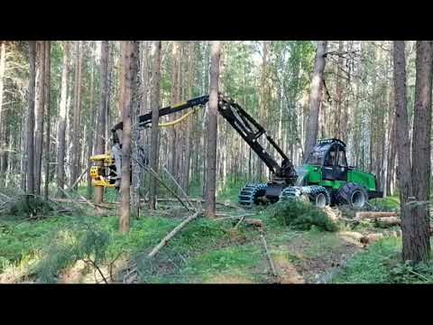 Видео: Харвестер "АМКОДОР 2561"