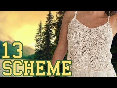 Видео: 13 СХЕМ НА РОСКОШНЫЕ ЛЕТНИЕ ТОПЫ. 13 PATTERNS FOR LUXURIOUS SUMMER TOPS.