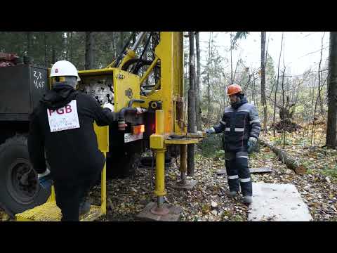 Видео: Курс: "Бурение ИГС на буровой установке УРБ 2А2". 6-Буровой процесс.