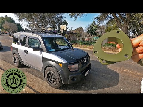 Видео: ИНСТРУКЦИЯ: Комплект для подъема подвески HRG на Honda Element!