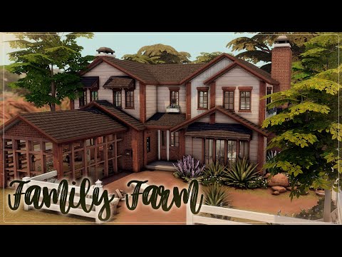 Видео: Семейная ферма 🍇| Симс 4: Строительство | Family Farm | The Sims 4: Speed Build