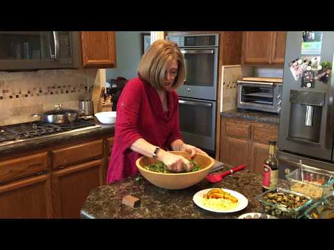 Видео: Большой красивый нарезанный салат