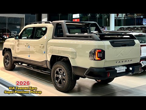 Видео: Новинка 2026 года! KIA Tasman Xpro — суперпремиальный пикап для бездорожья с ультрапремиальным ко...
