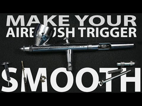 Видео: ЛИПКИЙ курок аэрографа? Мой ЛЮБИМЫЙ способ добиться САМОГО ПЛАВНОГО курка на свете.