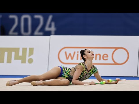 Видео: САВАДЯН ВИЛАНА ИГРЫ БРИКС 2024 БУЛАВЫ | SAVADYAN VILANA BRICS GAMES 2024 CLUBS 🐯🔥 #rythmicgymnastics