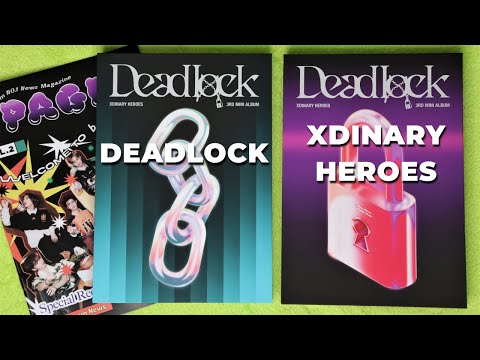Видео: распаковка Xdinary Heroes - Deadlock с предзаказными картами от JYP shop и специальным журналом