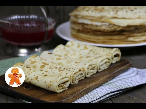 Видео: Блинчики с "веснушками"