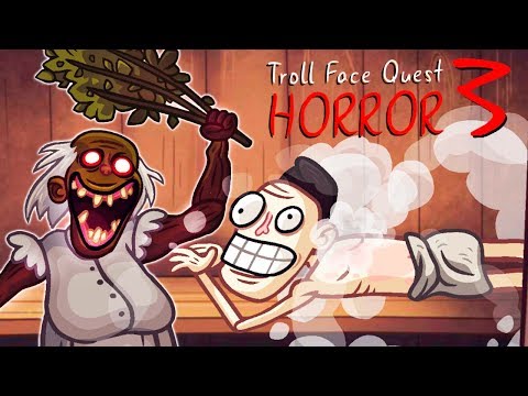 Видео: ПОДДАЙ ПАРКУ, ГРЕННИ! Троллим ХОРРОРЫ в Веселой игре Troll Face Quest Horror 3 от Cool GAMES