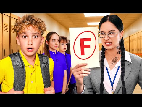 Видео: Влад выживает с самой строгой учительницей в Картонной школе