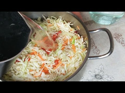 Видео: МАРИНОВАННАЯ КАПУСТА ВКУСНЕЕ КВАШЕНОЙ. БЫСТРАЯ МАРИНОВАННАЯ КАПУСТА.