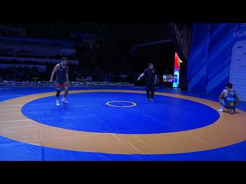 Видео: ГРЕКО-РИМСКАЯ БОРЬБА. Чемпионат Кыргызстана-2025. 77 кг 1\4 Алибек Бердиев-Нурэл Дуйшонбеков