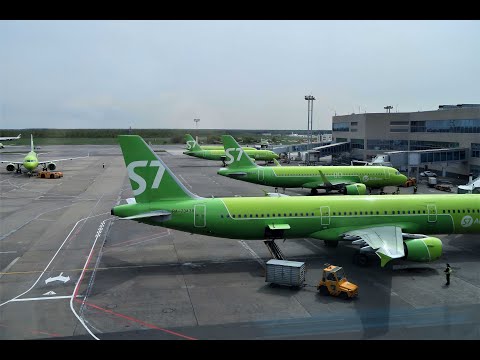 Видео: Взлет из Домодедово А321nx S7 Airlines