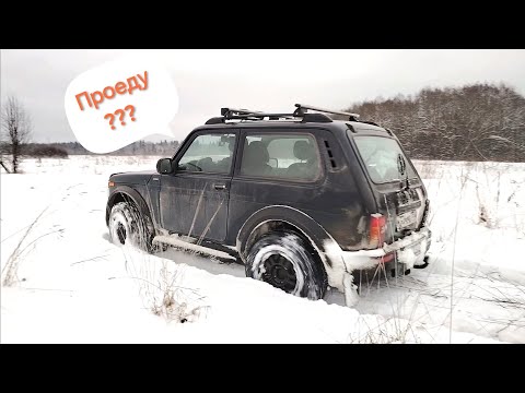 Видео: Нива БРОНТО 2024. Резина Кама Пилигрим и работа самоблоков наглядно. Заруба в снегу, НАСТ.