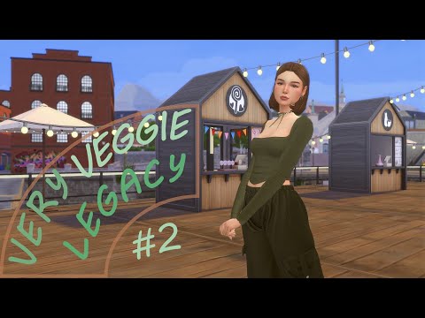 Видео: Постройка навеса пошла не по плану | Подготовилиcь к открытию | VERY VEGGIE LEGACY | The Sims 4 | #2