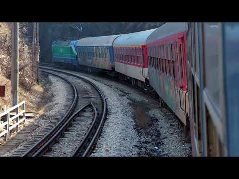 Видео: БДЖ - БВ "ЯНТРА" - кадри от Искърското дефиле и гара Бов