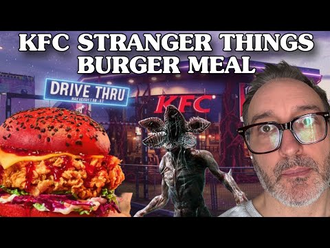 Видео: Бургер из «Очень странных дел» от KFC: вкус с другой стороны?