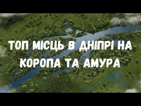 Видео: Де половити коропа та амура у Дніпрі.  ТОП платних і спортивних водойм з контактами