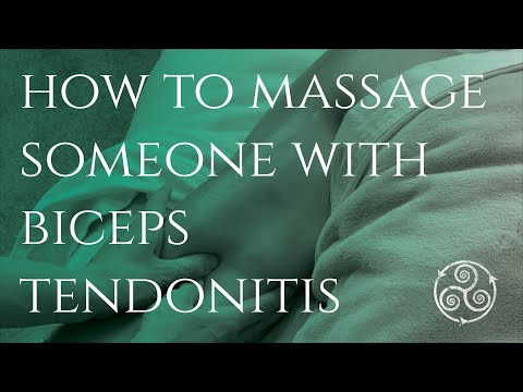 Видео: КАК МАССАЖИРОВАТЬ ТЕНДИНИТ БИЦЕПСА - Как вылечить тендинит бицепса в домашних условиях.