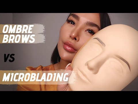 Видео: Омбре брови против микроблейдинга #перманентныймакияж
