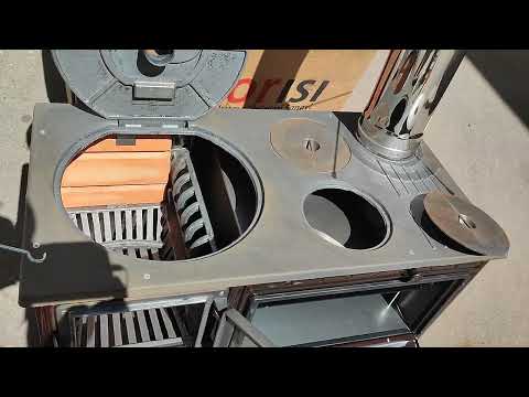 Видео: 9kW🔥Eforisi EFS 10 чугун печка камин плита духовка на дровах из Турции