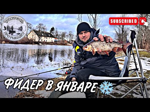 Видео: РЫБАЛКА НА ФИДЕР ЗИМОЙ❄️Фидерная рыбалка на реке.Нашел активную ПЛОТВУ с помощью эхолота Deeper.