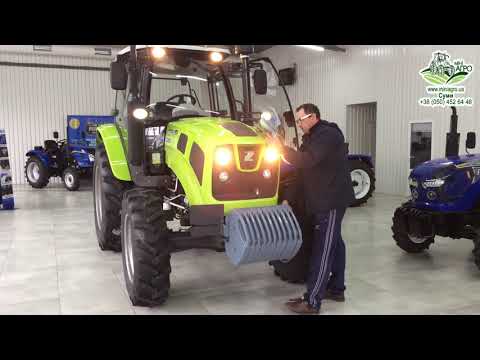 Видео: Трактор ZOOMLION RH 1104 на 110 к.с. Китай с КРУТЫМ двиглом! Доставка бесплатно
