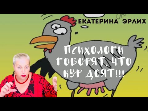 Видео: ПСИХОЛОГИ ГОВОРЯТ, ЧТО КУР ДОЯТ. Екатерина Эрлих