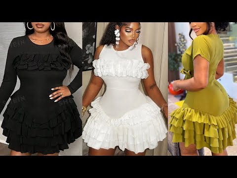 Видео: КАК СДЕЛАТЬ МИНИ-ПЛАТЬЕ С МНОГОЯРУСНЫМ ПОДОЛОМ И ОБОРКАМИ. ПЛАТЬЕ С ТАЛИЕЙ-БАСКОЙ И ОБОРКАМИ. #ru...