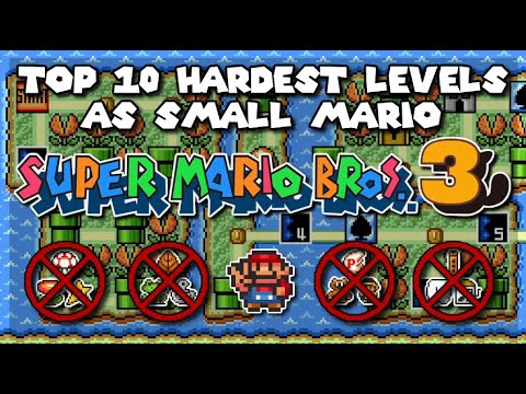Видео: ТОП-10 самых сложных уровней за маленького Марио в Super Mario Bros. 3 | NES и SNES [Оригинальный...