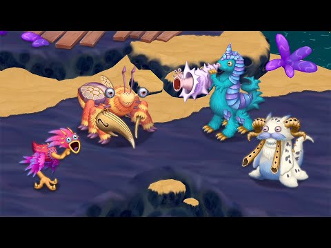 Видео: Wanderer Island - Полная песня Wave 1 (My Singing Monsters: Dawn Of Fire)