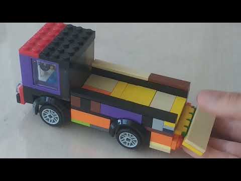 Видео: сборка самодельного грузовика из lego. Масштаб 6 точек шириной вернулся!