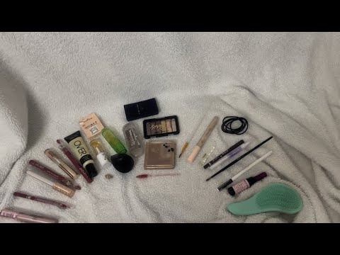 Видео: АСМР/косметика в дорогу 😀/ таппинг и немного липких звуков