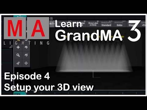 Видео: E04 - Настройка Grand MA3 3D View - Учебное пособие по Grand MA3 OnPC