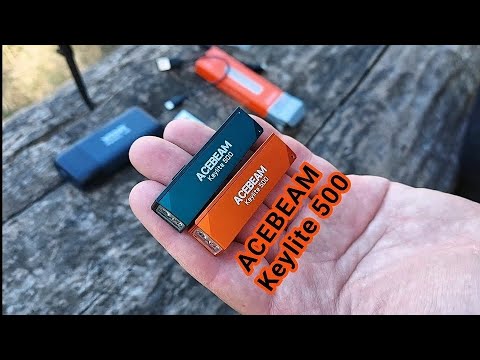Видео: Наключный фонарь ACEBEAM Keylite 500. Распаковка и первые впечатления.