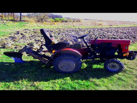 Видео: вспашка огорода/сломал первичный вал/ ремонт в полевых условиях