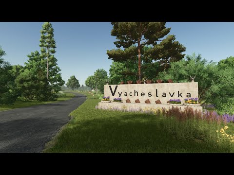 Видео: Обзор моей работы - 4х карты Vyacheslavka версия 3.0.0.0 для Farming Simulator 25