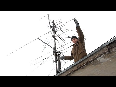 Видео: Радиосвязь с крыши панельного дома. Эксперимент: помешает ли шум города провести связь на КВ?
