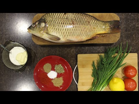 Видео: Сазан в духовке! Очень вкусное блюдо!!!