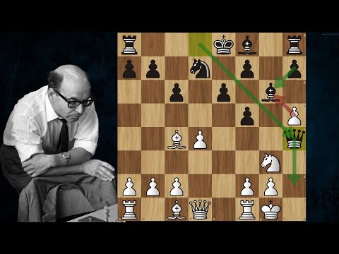 Видео: 🥊 Бронштейн громит Асеева в 14 ходов Атакой Каро-Канн! Шахматы