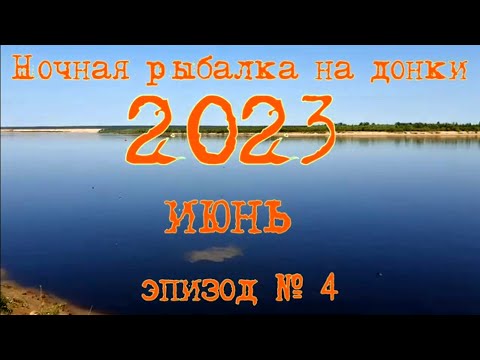 Видео: Ночная рыбалка на донки#10. Июнь 2023. эпизод №4. Северная Двина.