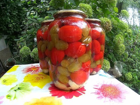 Видео: Помидоры маринованные с виноградом на зиму