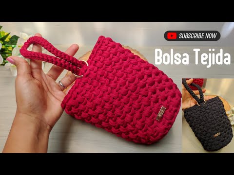 Видео: Bolsa de Mano |Tejida крючком| /Super Fácil/ Пасо-а-Пасо