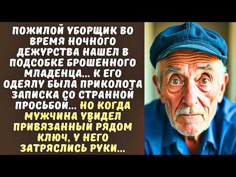 Видео: УБОРЩИК нашел в роддоме младенца, а когда развернул одеяло, застыл, увидев...