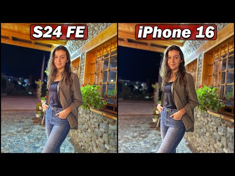Видео: Тест камеры Samsung Galaxy S24 FE против iPhone 16