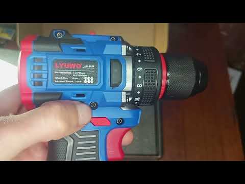 Видео: LYUWO 21 В, шуроповерт Бесщеточный двигатель