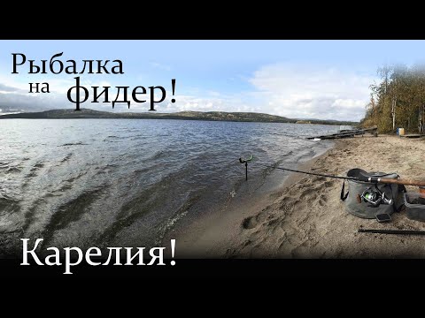 Видео: Пяозеро.  Рыбалка на фидер в Карелии!