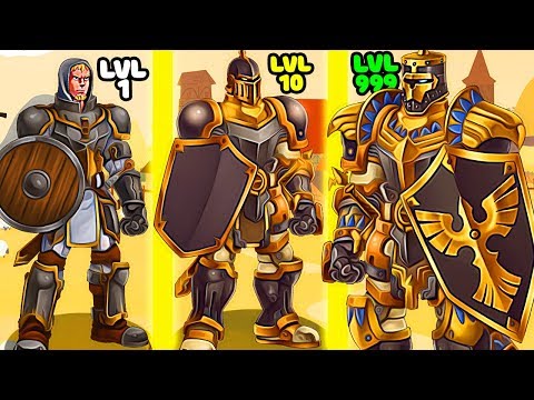 Видео: ЭВОЛЮЦИЯ РЫЦАРЯ ЧТОБЫ ПОБЕДИТЬ ГИГАНТА В ИГРЕ KNIGHT VS GIANT!