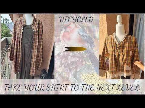 Видео: A huge old shirt turns into... | Огромная старая рубашка превращается...